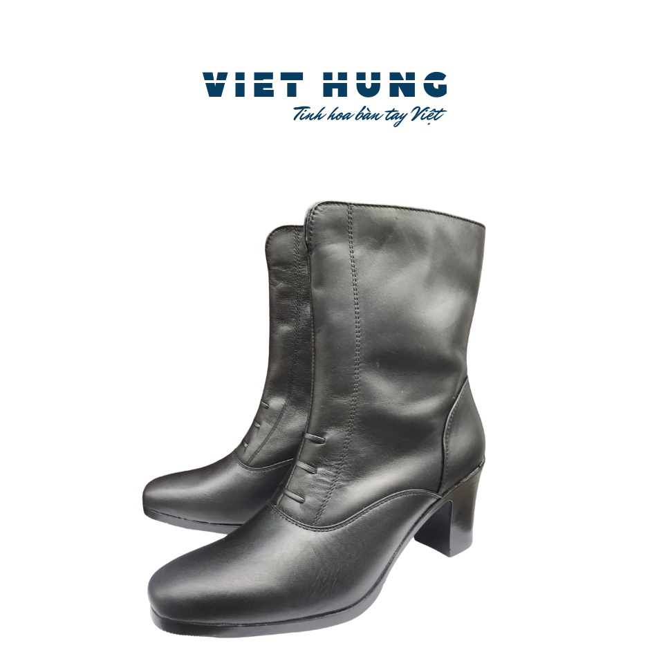 BOOT NỮ DA BÒ CAO CẤP GIÀY GHỆT NỮ MÃ 606C