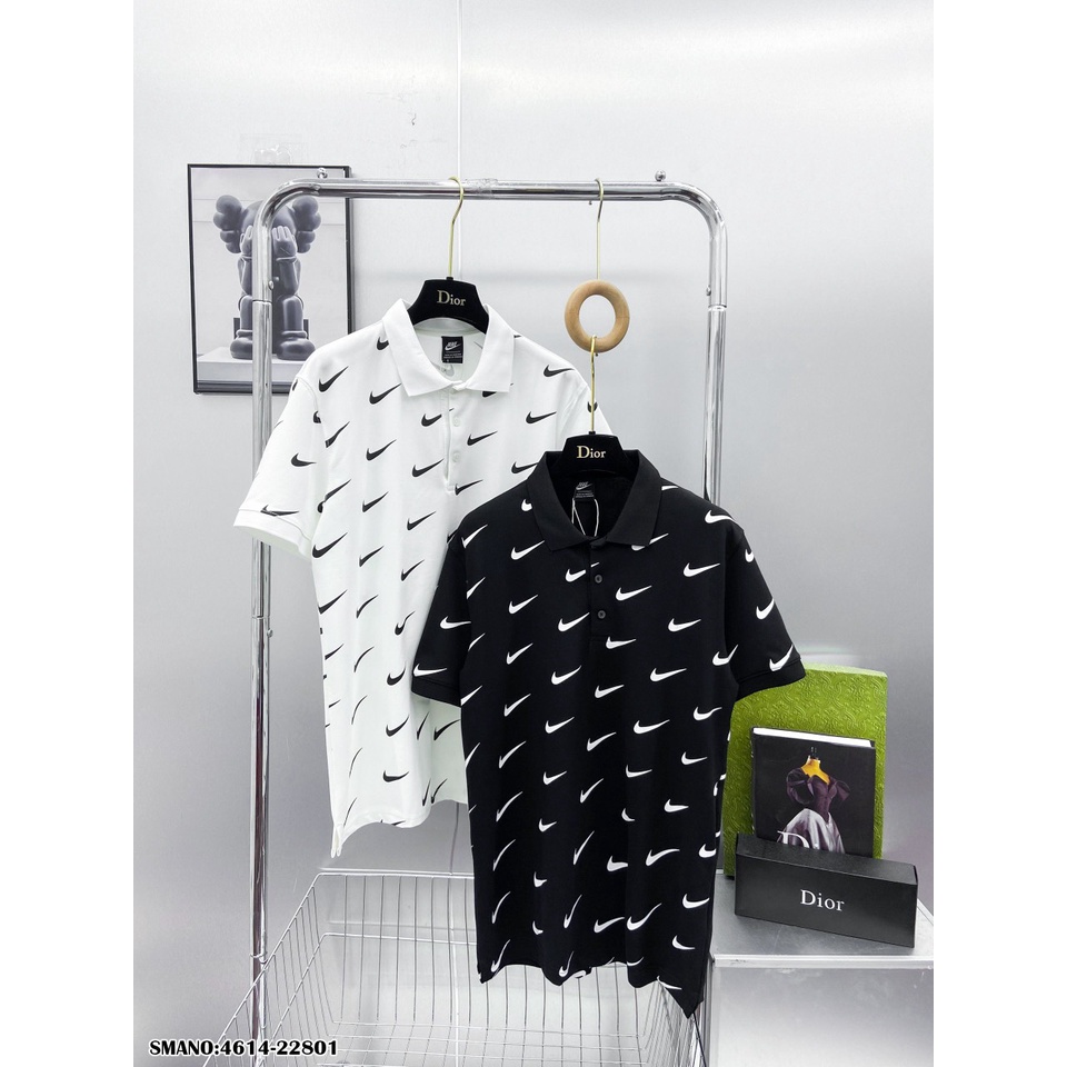 Áo Polo Nam Họa Tiết Full Mặt Cao Cấp - Áo Phông Cổ Bẻ Nam Cao Cấp