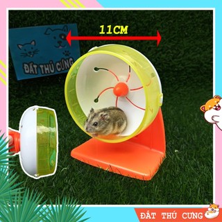 Wheel chạy cho hamster 11cm, nhựa mica chạy êm ít tiếng động độ bềnh cao