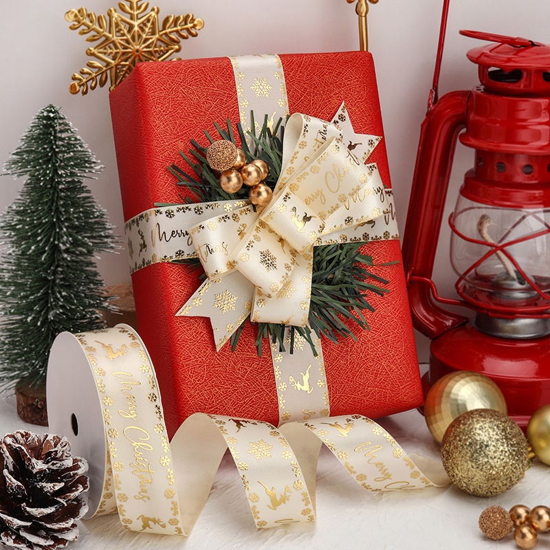 Cuộn Dây Ruy Băng Dài 9.1m Dùng Gói Quà Giáng Sinh