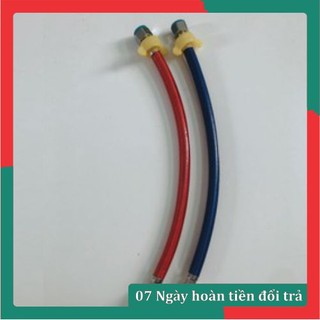 Dây cấp nước nóng lạnh cho vòi lavabo, xịt và bình nóng lạnh (1 đôi)