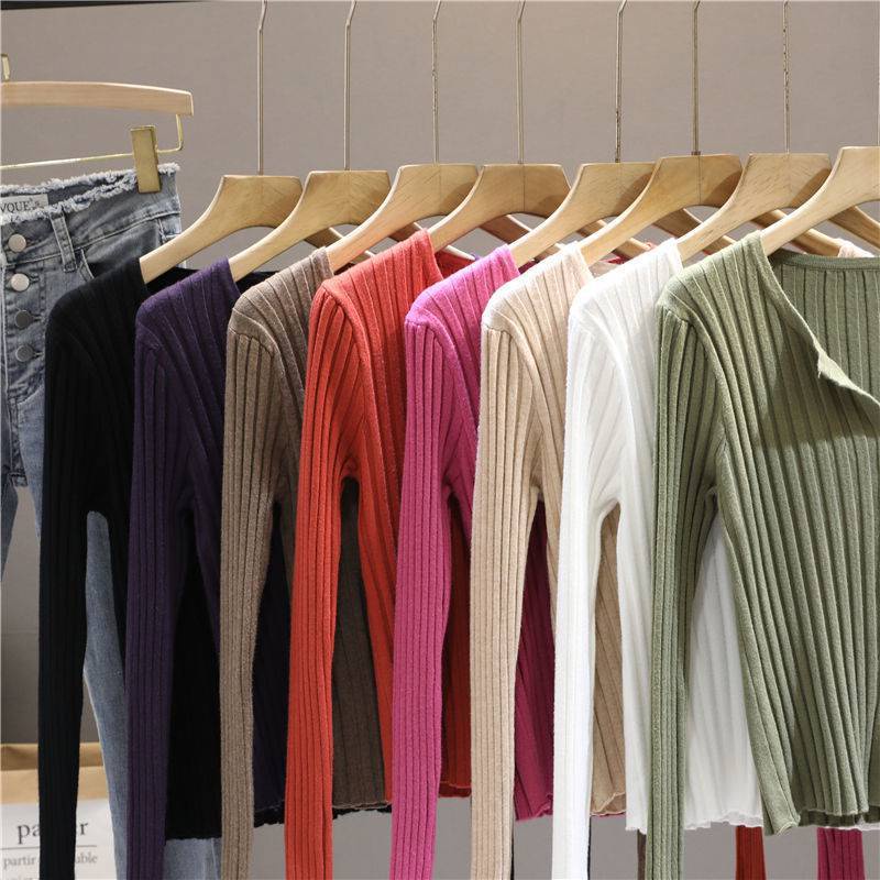 Áo Len Nữ Mềm Mịn Nhiều Cúc - Áo Len Kiểu Dáng Nữ Dáng Ôm Nhiều Màu Hottrend Hàng Quảng Châu Cao Cấp - A306