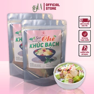 Chè khúc bạch tự nấu 12 chén 4 vị thạch - Set nguyên liệu tiện dụng, dễ nấu, chuẩn vị