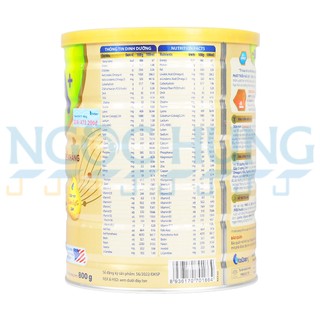 Sữa bột Vitadairy Colos DHA 0+ 800g