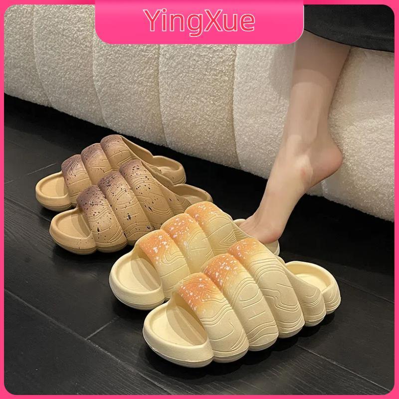Dép Bánh Mì Đế Dày Chống Trượt Thiết Kế Sáng Tạo Vui Nhộn Thời Trang Thường Ngày Giày Nữ