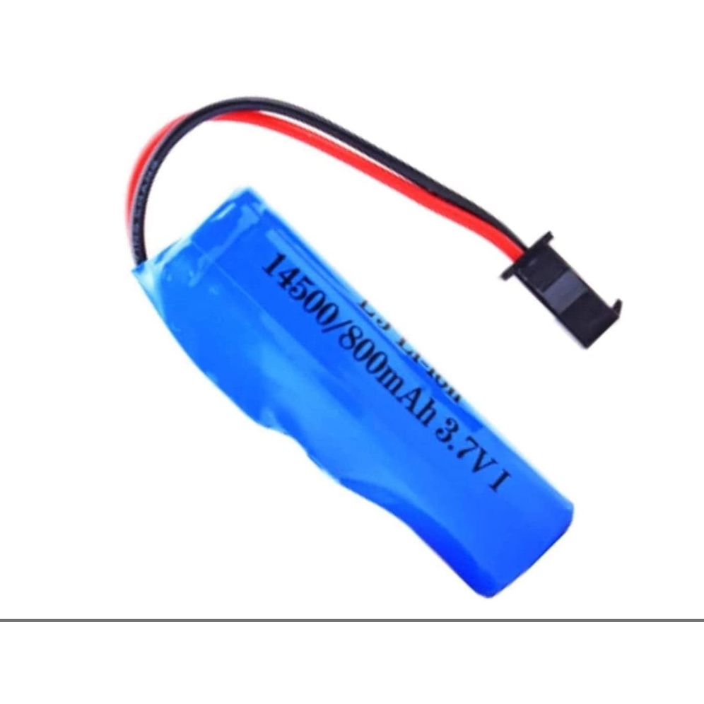 Pin Li-ion 1s 3.7v 800mah xả 10C 14500 có mạch bảo vệ đồ chơi xe điều khiển sạc lại