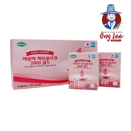 Collagen Peptide 2000 Gold Hanmi 30 gói x 3 hộp