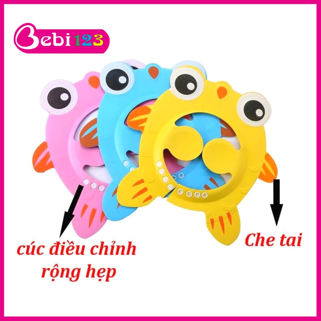 Mũ Nón Tắm Chắn Nước Bảo Vệ Tai Cho Bé Yêu