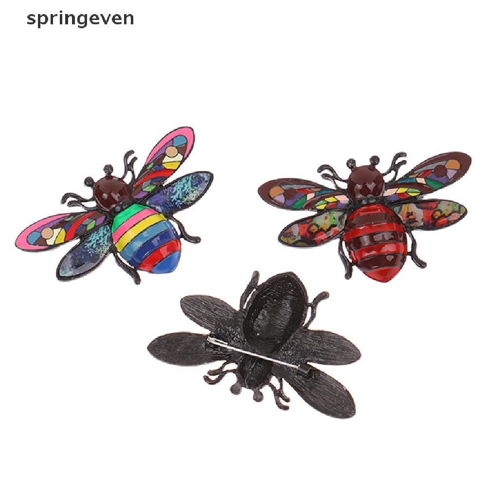 Ghim Cài Áo Hình Chú Ong Hoạt Hình Nhiều Màu Sắc Dễ Thương Cho Nữ