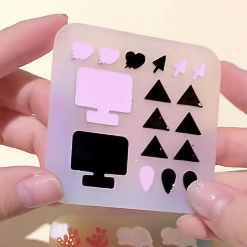 Khuôn Silicone Làm Cát Chảy Hình Trái Tim Xinh Xắn