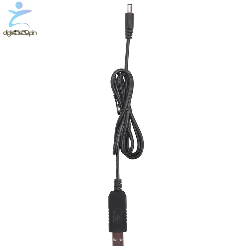USB DC 5V Sang DC 12V 2.1mm X 5.5mm ule Bộ Chuyển Đổi DC Thùng Nam Đầu Nối Jack Cắm Cáp Nguồn, Cáp U