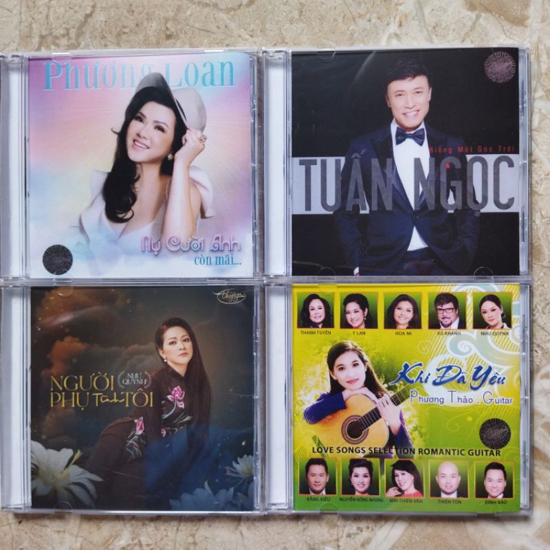Bộ 4 cd Thúy Nga mới phono