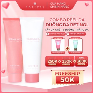 Combo peel Da Body RETINOL - Thay Da Sinh Học - Tái Sinh Làn Da Mới - HM Store Premium