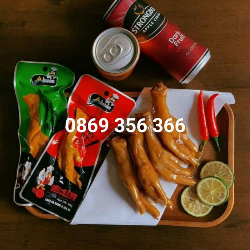 1 Thùng 300 chân gà cay Alishan Việt Nam ngâm ủ gia vị cực ngon