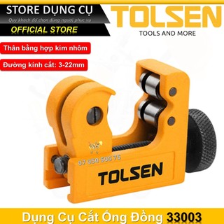 Dụng cụ cắt ống đồng, nhôm, nhựa tolsen 33003 dao cắt ống đồng đường kính cắt 3-22mm