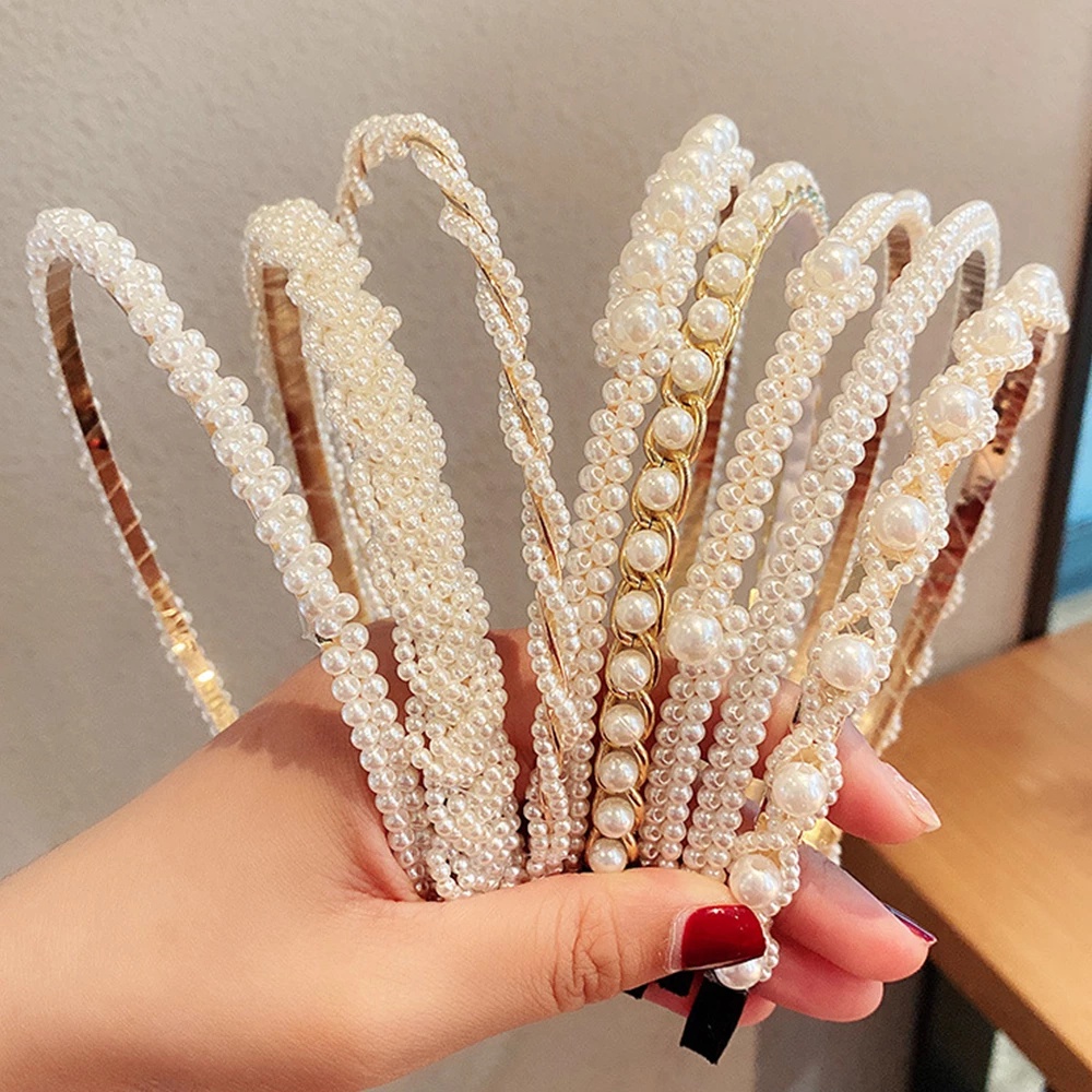 Cài Tóc Đính Ngọc Trai Thời Trang Cho Nữ