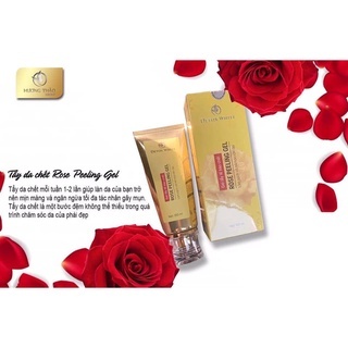 Gel Tẩy Da Chết Cho Mặt Detox White Rose Peeling Hương Thảo Tuýp 150ml