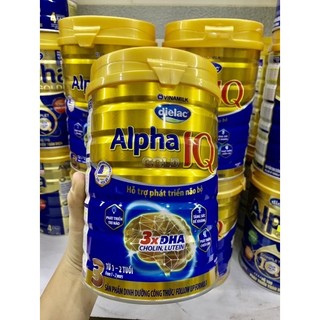 Lon sữa bột dielac alpha gold iq 3 900g