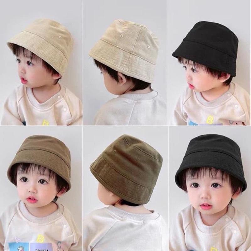 PVN52802 Mũ nón cho bé bucket xinh xắn đáng yêu chất kaki thời trang và phong cách