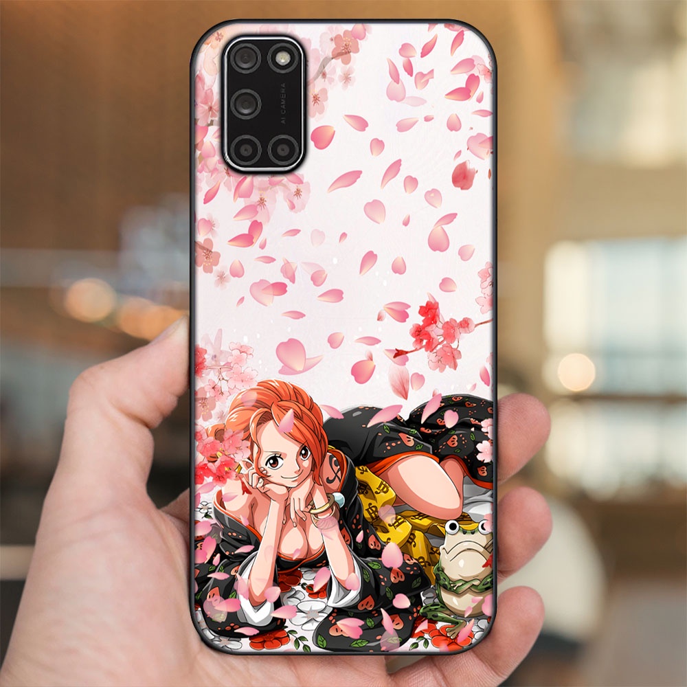 Ốp lưng Oppo A52, A92 viền đen in hình Nami One Piece Đảo Hải Tặc