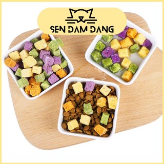 Thịt gà rau củ sấy khô cho cún mèo - 50g