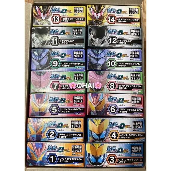 Mô Hình Shodo Sodo So-Do Kamen Rider Revice By 4 Chính Hãng Bandai