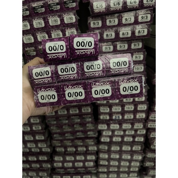 com bo 10 típ thuốc nhuộm nâng tông lavo 0/00 lên mau nhanh