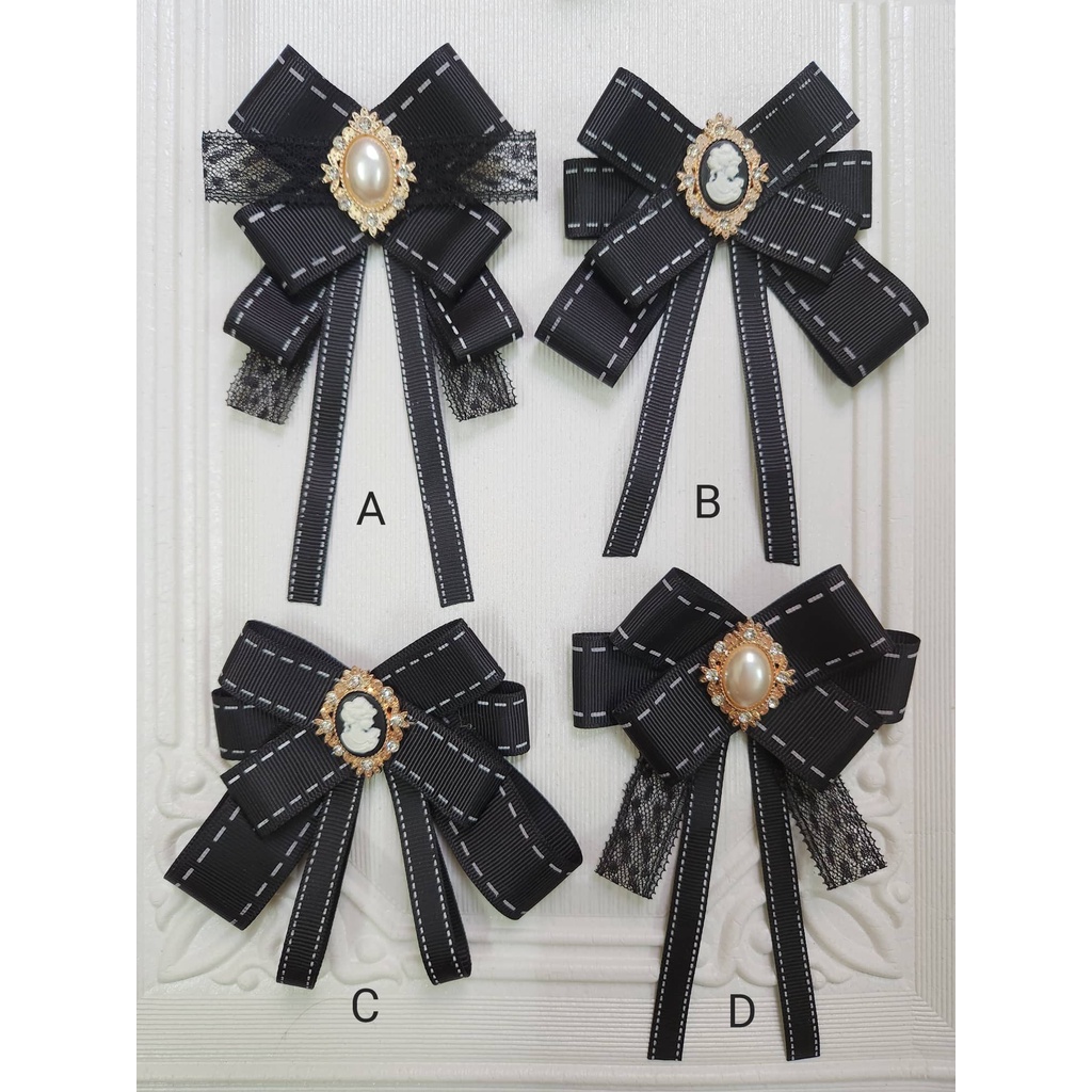 Nơ cài áo tag cài áo vintage