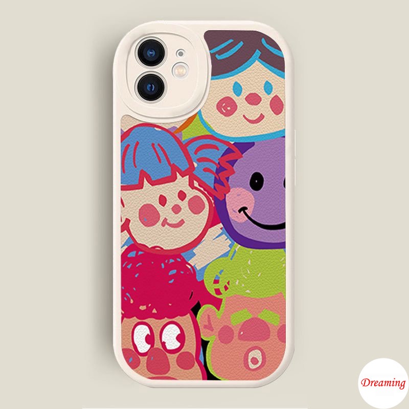 Ốp lưng điện thoại cho Redmi Note 11 11S 10 10S 9S 9 8 7 10C 10A 9C 9A 9T X3 NFC GT M3 Pro 5G 4G Oval Big Eye Soft Phone Case Motif Graffiti Boy Girl