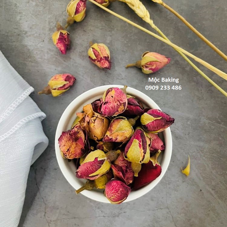 Nụ hoa hồng sấy khô loai 1 nguyên nụ 10g, 50g, 100g