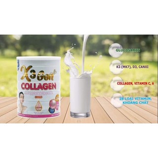 Sữa bột X3 gon collagen gold cung cấp collagen giúp da sáng chống lão hóa – 900 gr/hộp