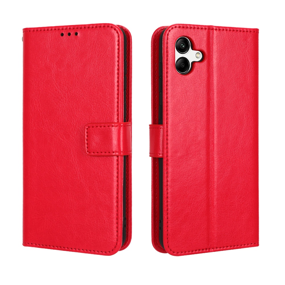 Bao Da PU Điện Thoại Nắp Lật Kèm Ngăn Đựng Thẻ Cho Samsung Galaxy A04 Galaxy A04 GalaxyA04 A04