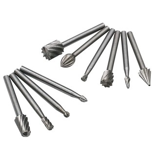 Set 10 Mũi Khoan Cắt Chạm Khắc Gỗ HSS Dremel