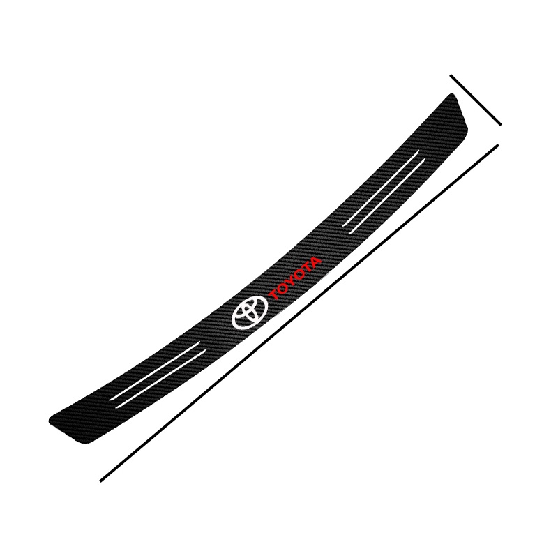 1 Miếng Dán 3D Bằng Sợi Carbon Chống Nước Cho Xe Hơi Toyota Prius Avensis Rav4 Auris Yaris Verso Land