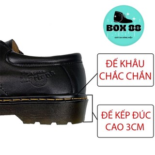 [Ảnh Thật] Giày đốc thấp cổ da bò 100% giày đốc nam, dr matens.