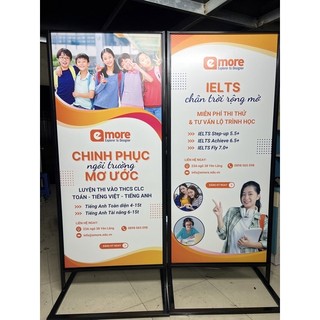 Standee sắt ngoài trời - LH 0986561651