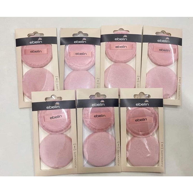 bông đánh phấn ebelin Đức- set 2 cái