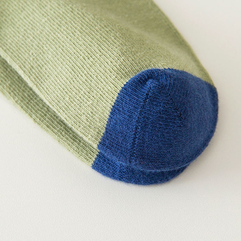 [THOMAS KIDS] Set 5 Đôi Vớ Cotton Thoải Mái Chất Lượng Cao In Họa Tiết Động Vật Hoạt Hình Cho Bé Từ 1-12 Tuổi