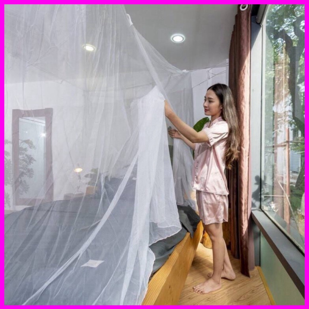 Màn tuyn cao cấp, mùng màn chống muỗi dệt chuẩn 10/10 cho giấc ngủ ngon ( đủ kích thước) - Home bibi