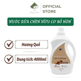 Nước rửa chén hữu cơ Bồ hòn hương Quế Ecocare 4000ml