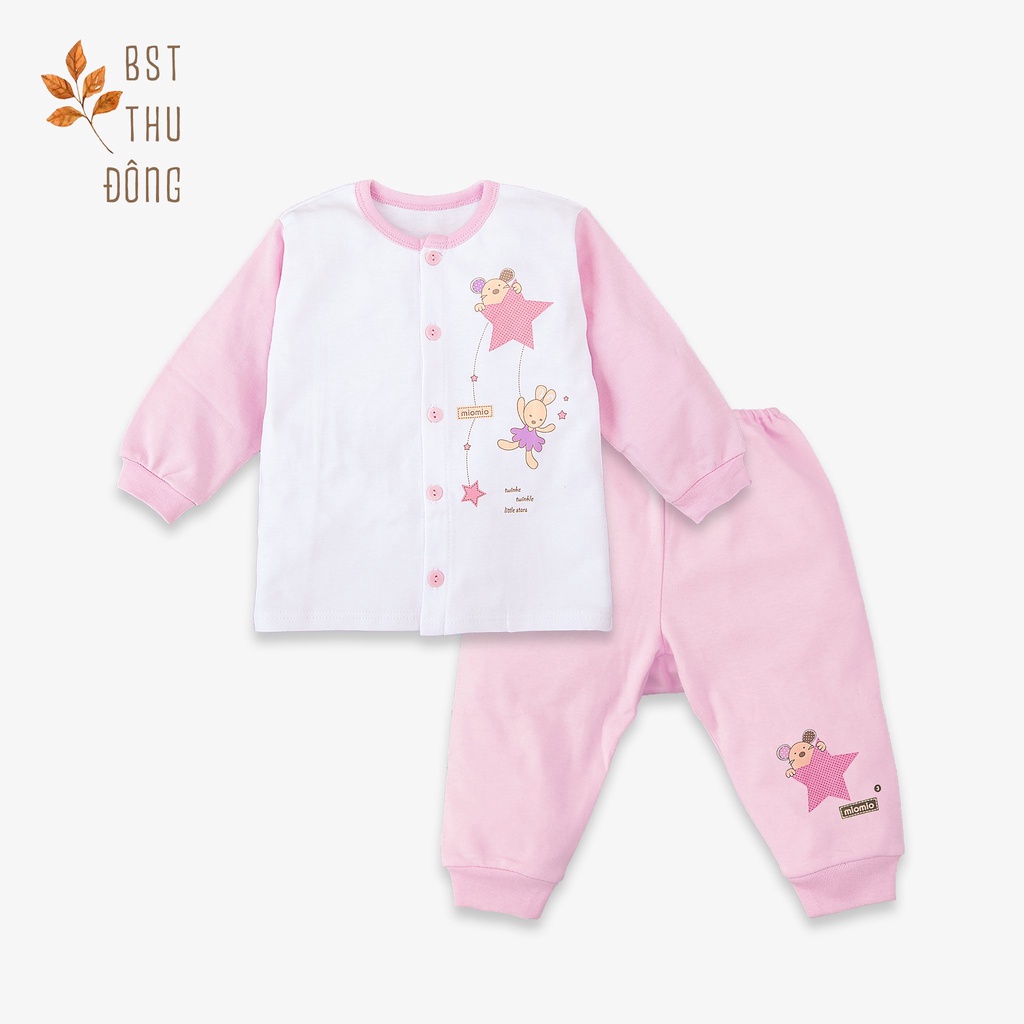 Đồ Sơ Sinh Thu Đông MIOMIO, Họa Tiết: Ngôi Sao Cho Bé Trai Bé Gái (Từ 0-12 tháng), Vải Interlock Cotton