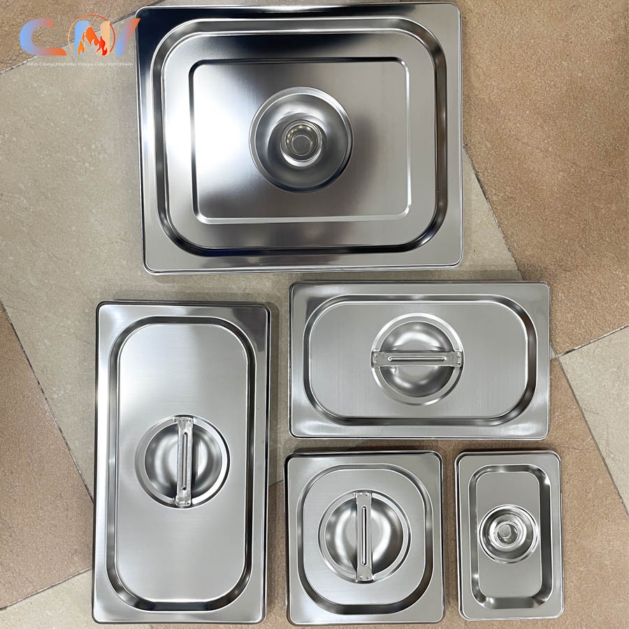 Nắp khay đựng thạch topping trà sữa chất liệu inox 304 nhiều kích thước NTPT06