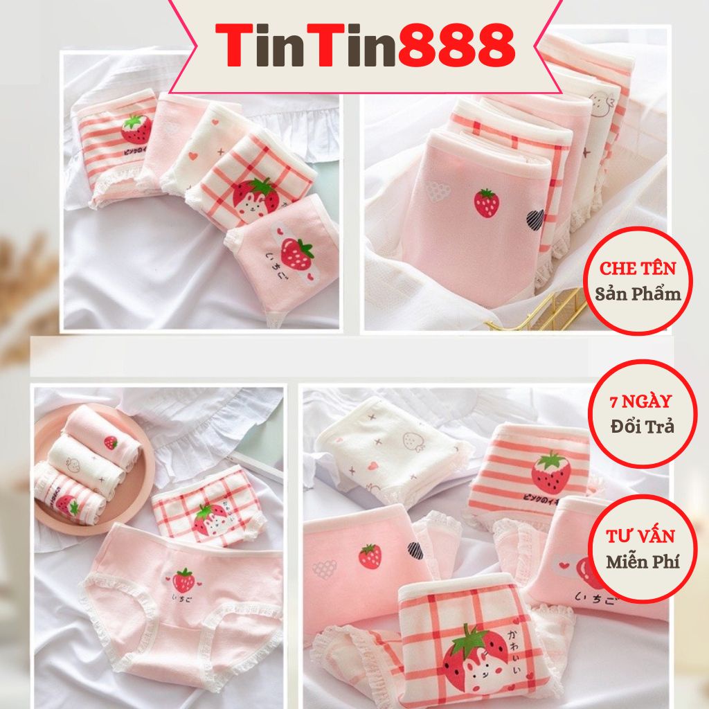 Quần lót nữ cotton co dãn 0716 ❤️ MUA 5 TẶNG 1=6❤️ Quần lót của nữ cute dễ thương chíp sịp xì học sinh tuổi mới lớn