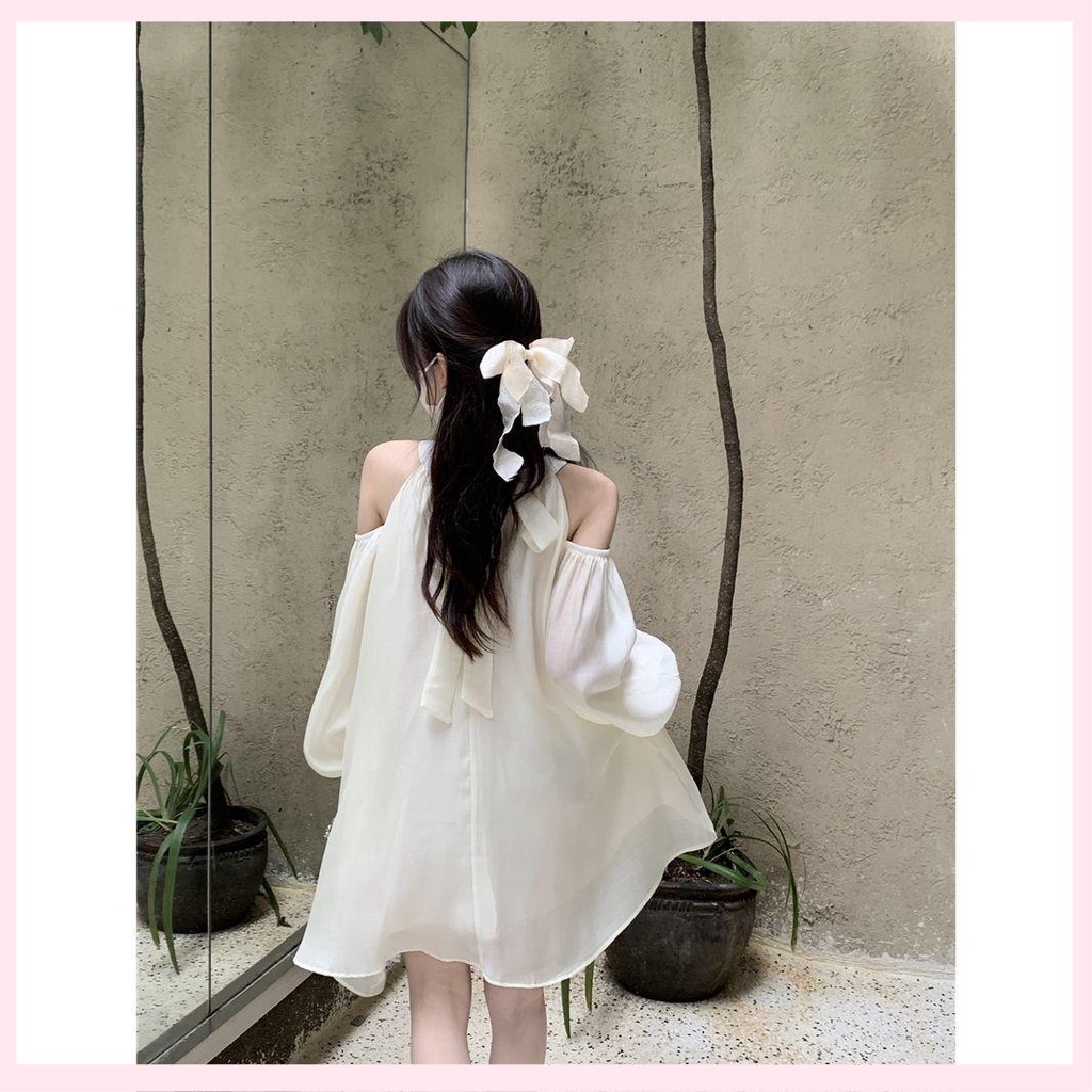 Váy babydoll Đầm Hai Dây Dáng Rộng Cao Cấp Phong Cách Hàn Quốc Thời Trang Mùa Hè Dành Cho Nữ