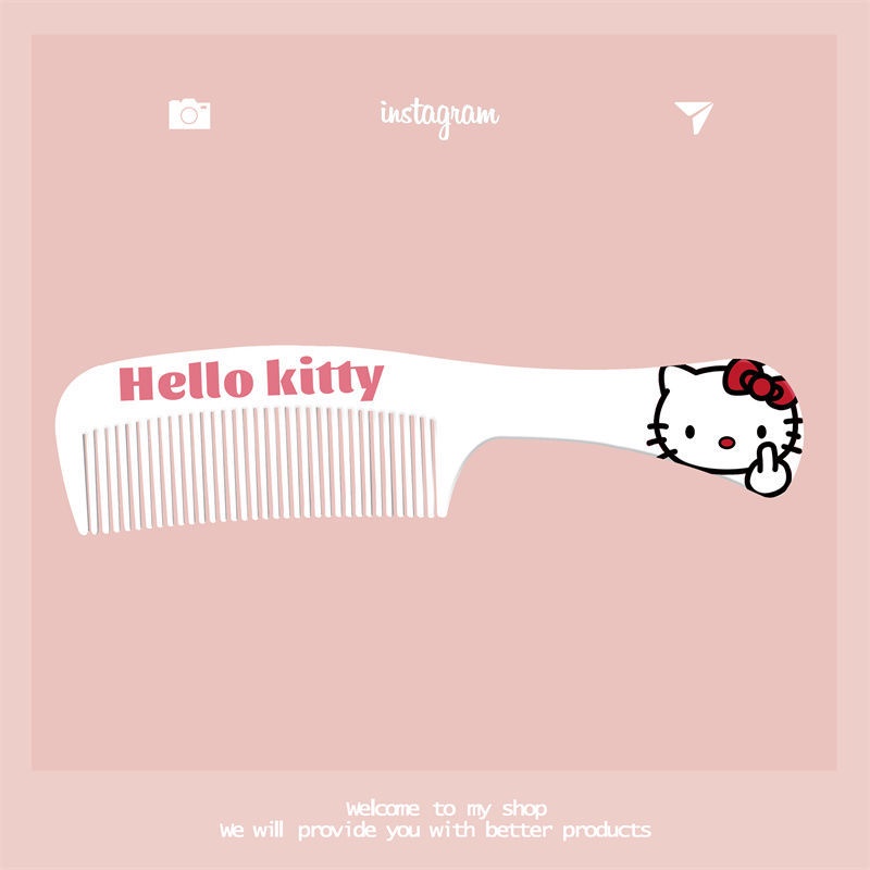 Lược Chải Tóc Mềm Mại Thiết Kế Hình Gấu Dâu Tây Dễ