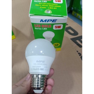 Bóng đèn LED Bulb 5w - Thương Hiệu MPE