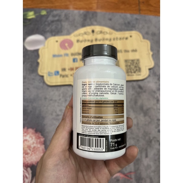 Canxi NHCO Calcium hữu cơ 84 viên/ 2 tháng