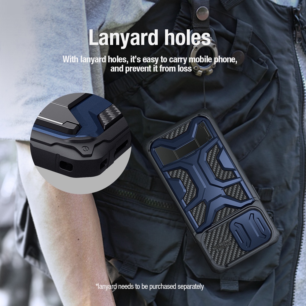 Ốp điện thoại NILLKIN chống sốc phong cách thể thao thích hợp cho iPhone 14 Pro Max