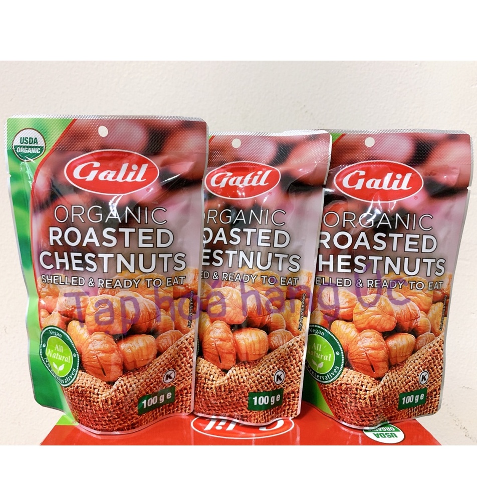 Hạt Dẻ Rang Hữu Cơ Galil Organic Roasted Chestnuts