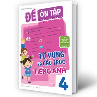 Sách đề ôn tập từ vựng và cấu trúc tiếng anh lớp 4 - ảnh sản phẩm 2